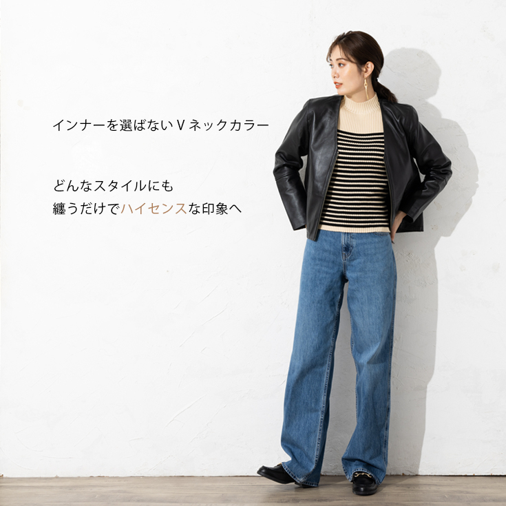 モード レザージャケット ノーカラー Vネック 春 韓国 hr8279 モードライトレザージャケット mf2929【韓国モードファッション】