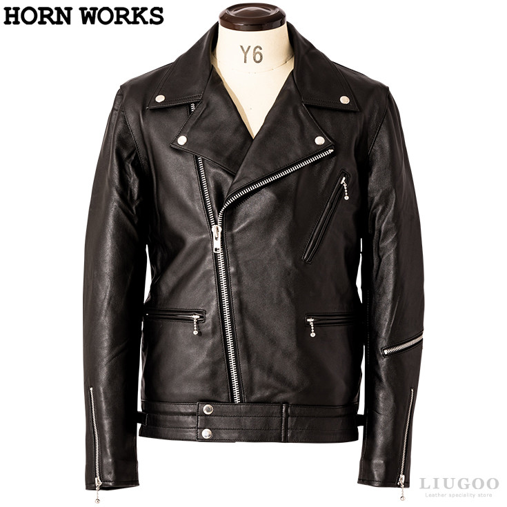 Horn Works 本革 ダブルライダース メンズ ホーンワークス 3556 