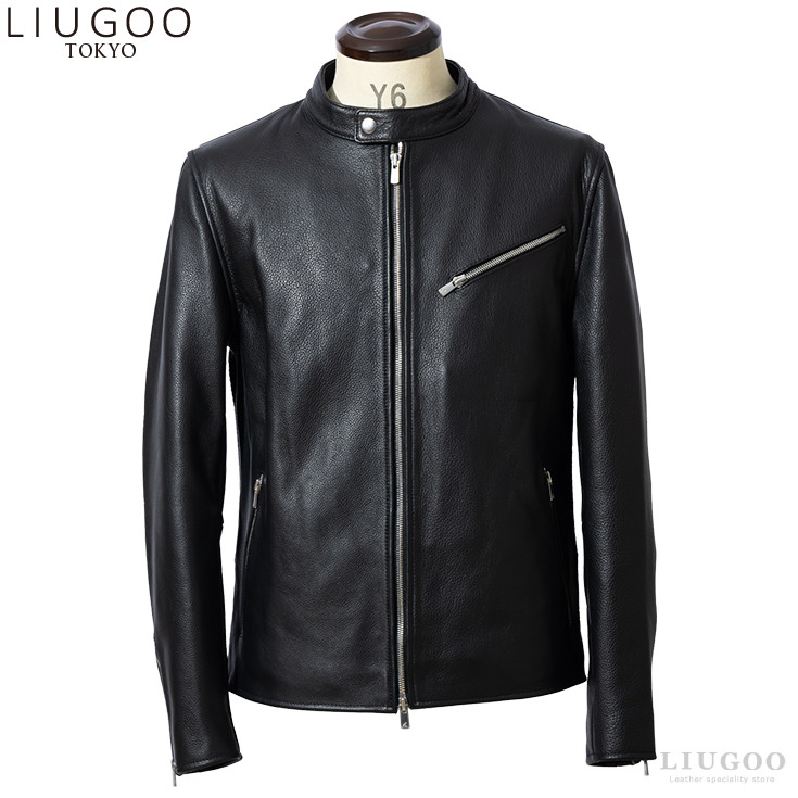 Liugoo Leathers LIUGOO 本革 シングルライダース メンズ リューグー