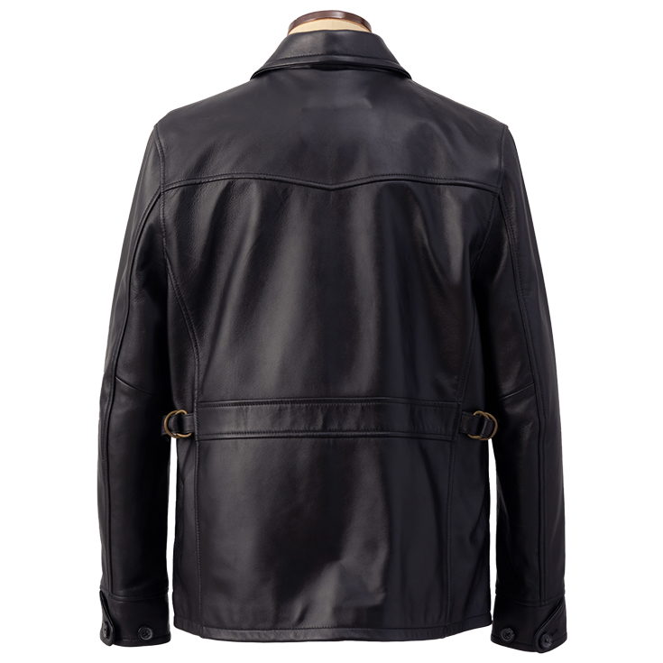 Liugoo Leathers 本革 カーコート メンズ リューグーレザーズ