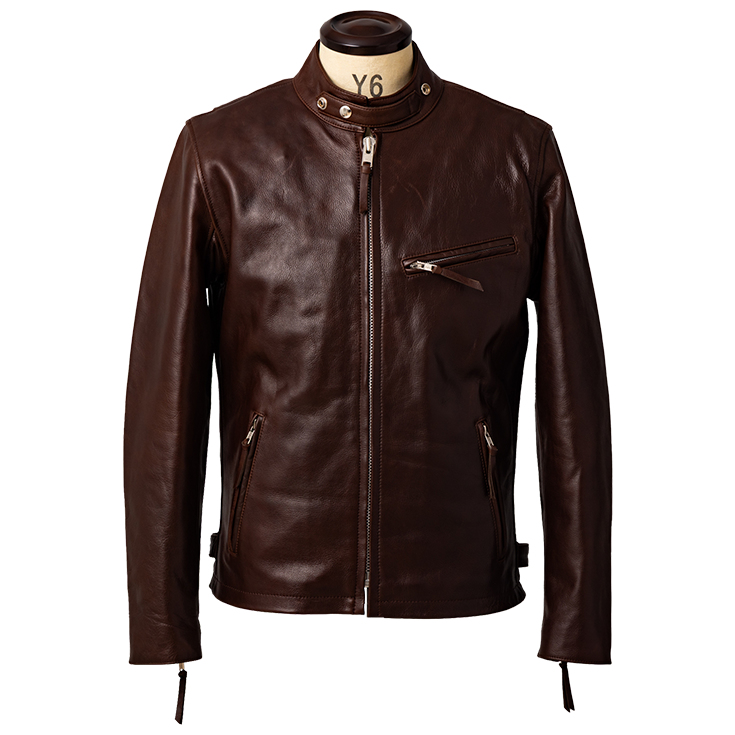 Liugoo Leathers 【50%OFFクーポン】Liugoo Leathers 本革 立襟