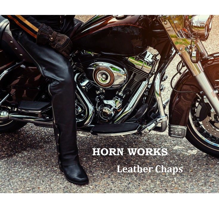 Horn Works 本革 チャップス メンズ ホーンワークス 3896 レザーパンツ 