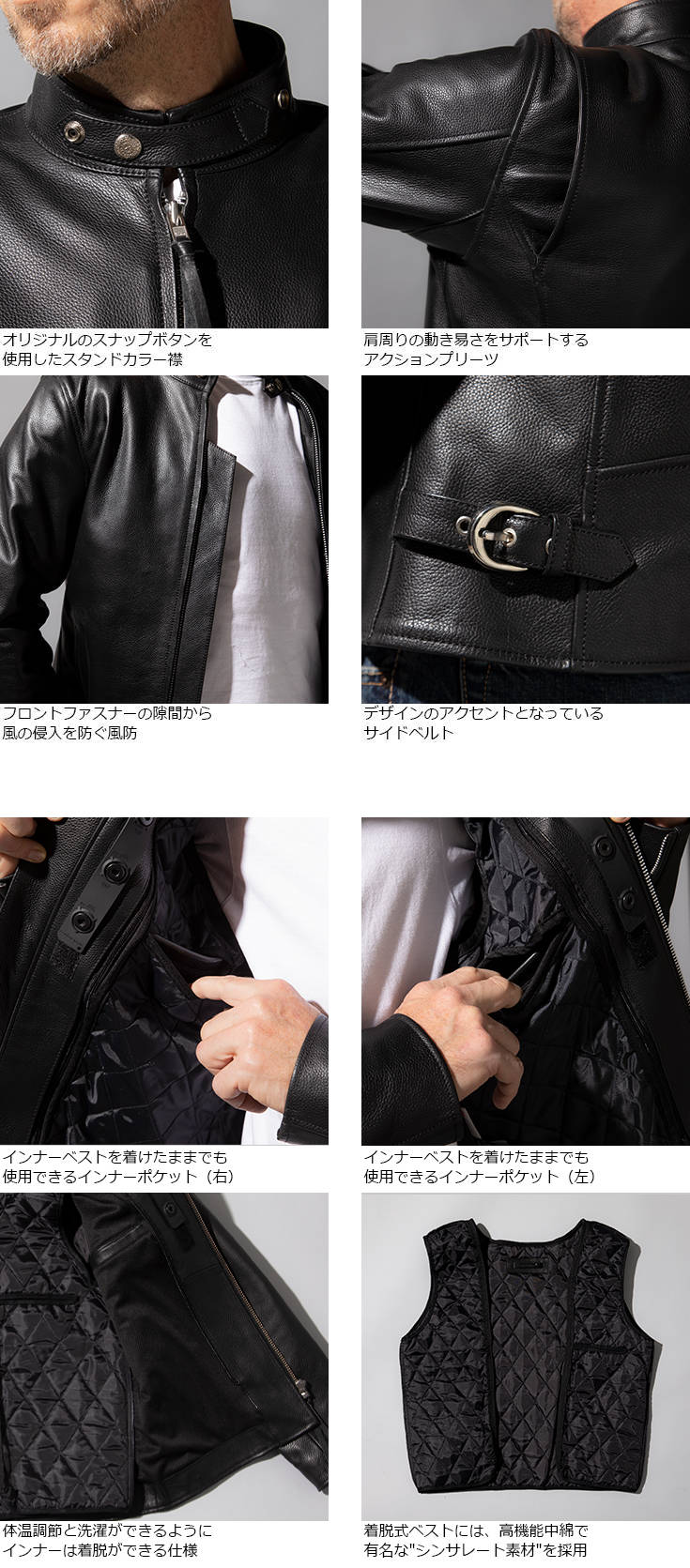 Liugoo Leathers 【30%OFFクーポン】Liugoo Leathers 本革