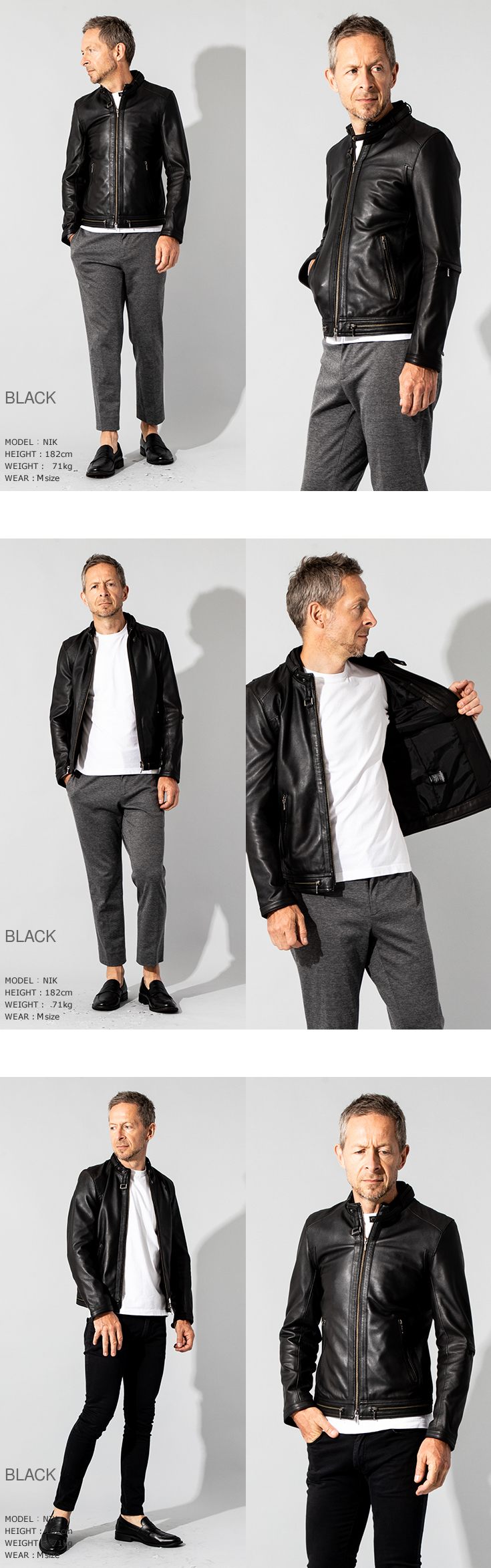 美品 Liugoo Leathers リューグーレザーズ シングルライダース Liugoo Leathers 本革 WING-NECK シングルライダースジャケット メンズ