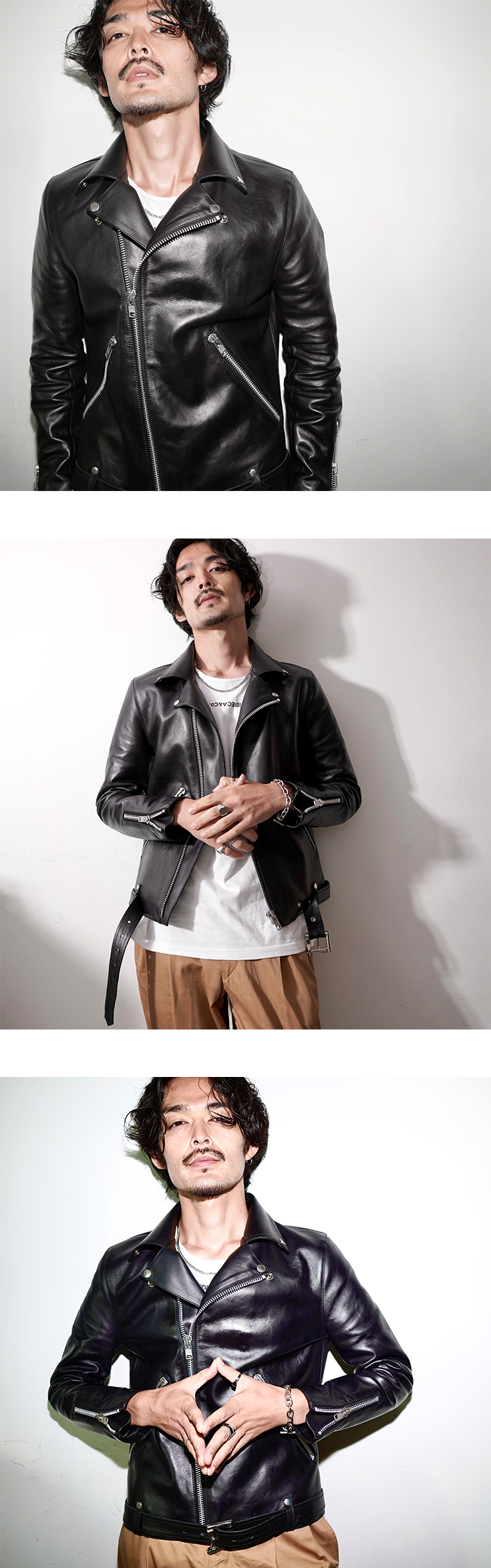 VALLET 本革 ダブルライダースジャケット メンズ ヴァレット