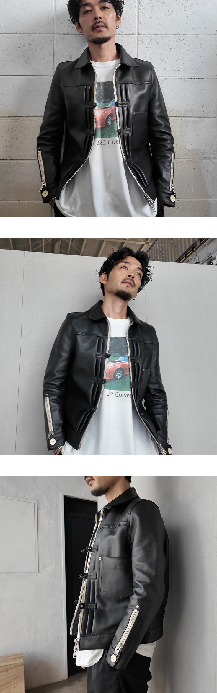 VaLLet 本革 レザージージャン メンズ ヴァレット VALLET06VG レザー