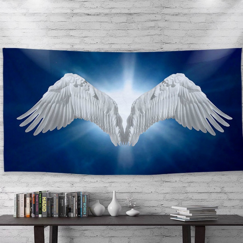写真撮影 背景 タペストリー 羽根 天使 悪魔 だまし絵 記念撮影 おもしろ インスタグラム インスタ映え 小物 雑貨 おしゃれ ポスター テレワーク リモートワーク Oth 157 Live On 通販 Yahoo ショッピング