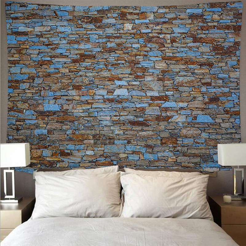 超目玉 タペストリー 特大 230cm 150cm 石壁 レンガ ブルックリン コンクリート カフェ風 インラストリアル 北欧 写真 撮影 背景布 Cisama Sc Gov Br