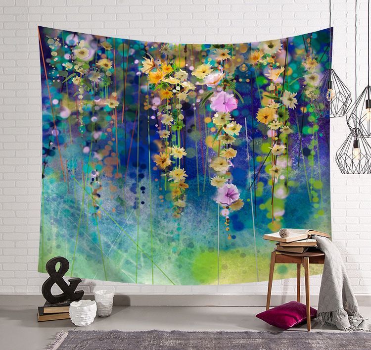 アート作品 油絵 絵画 芸術品 インテリア雑貨 タイThailand タペストリ