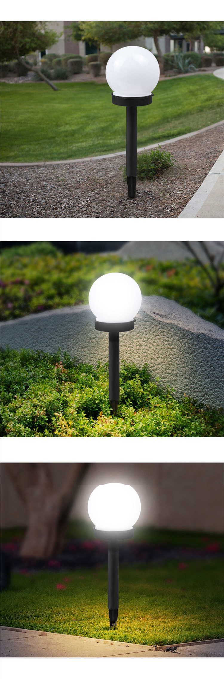 6個セット ソーラーライト 屋外 防水 明暗センサー LED おしゃれ