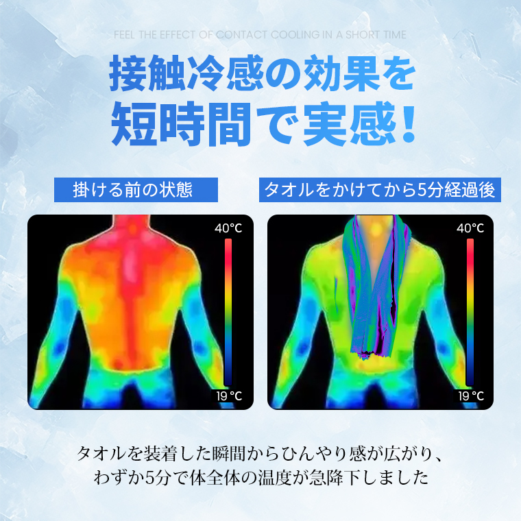 ひんやりタオル 節電