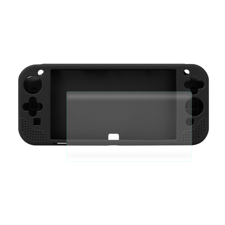 新型 Nintendo switch 本体 グレー 1台 ＋ 保護フィルム ②-