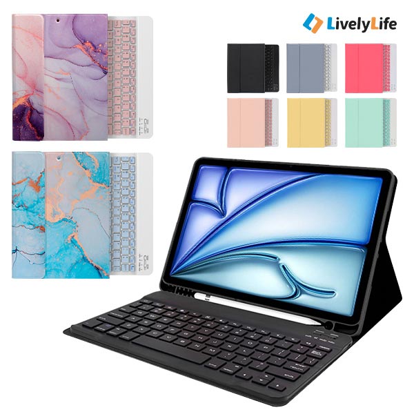 LivelyLife（ライブリーライフ） iPad A16 キーボード ケース iPad 11