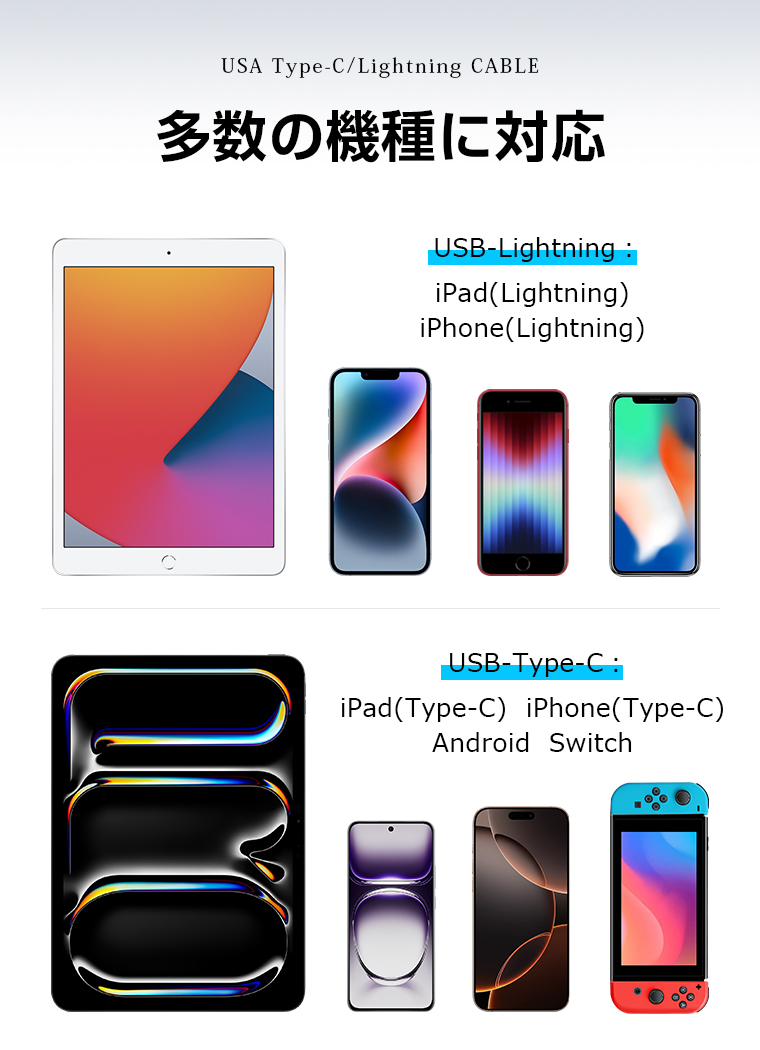 iPhone 携帯用 充電器