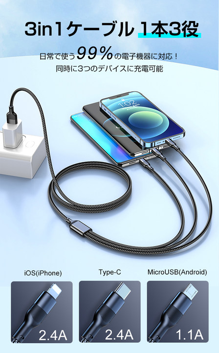 iphone アイフォンケーブル