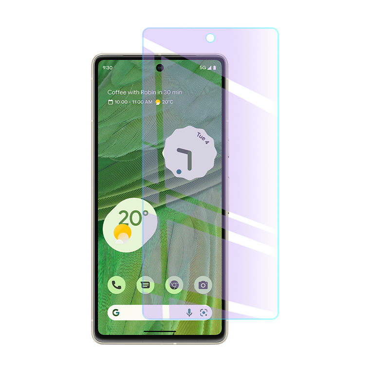 Google Pixel 7 Pixel 7a ガラスフィルム Pixel 6 フィルム ブルー