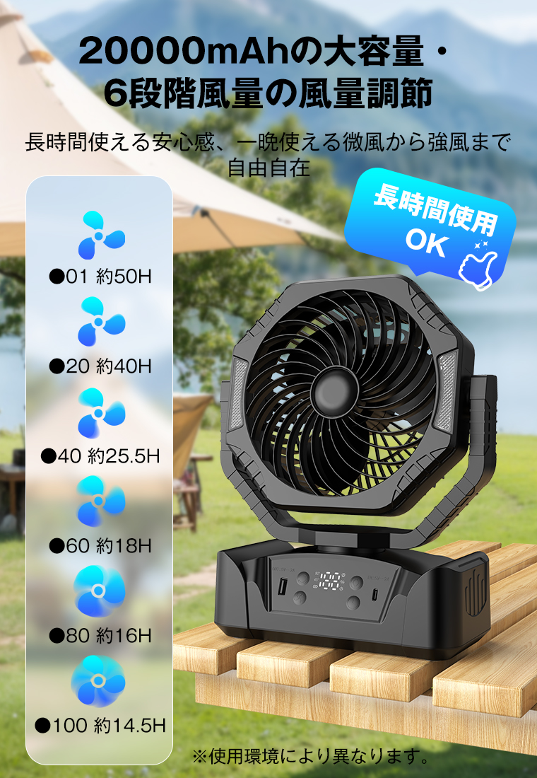 卓上扇風機
