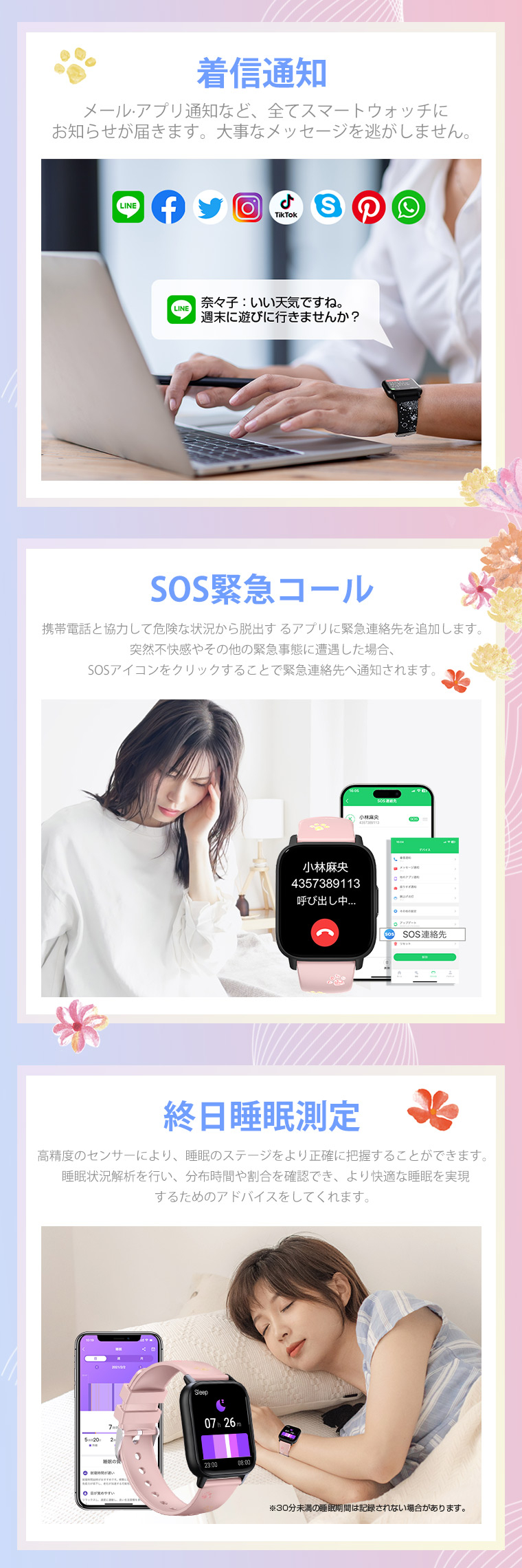 スマートウォッチ  パルスオキシメーター