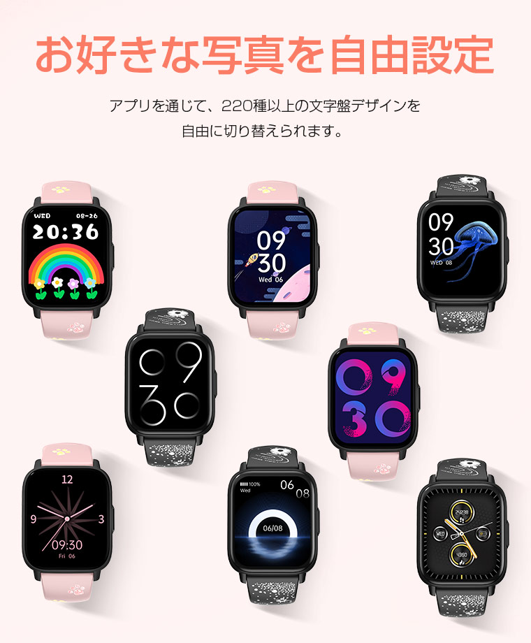 スマートウォッチ 24時間体温監視 2020モデル
