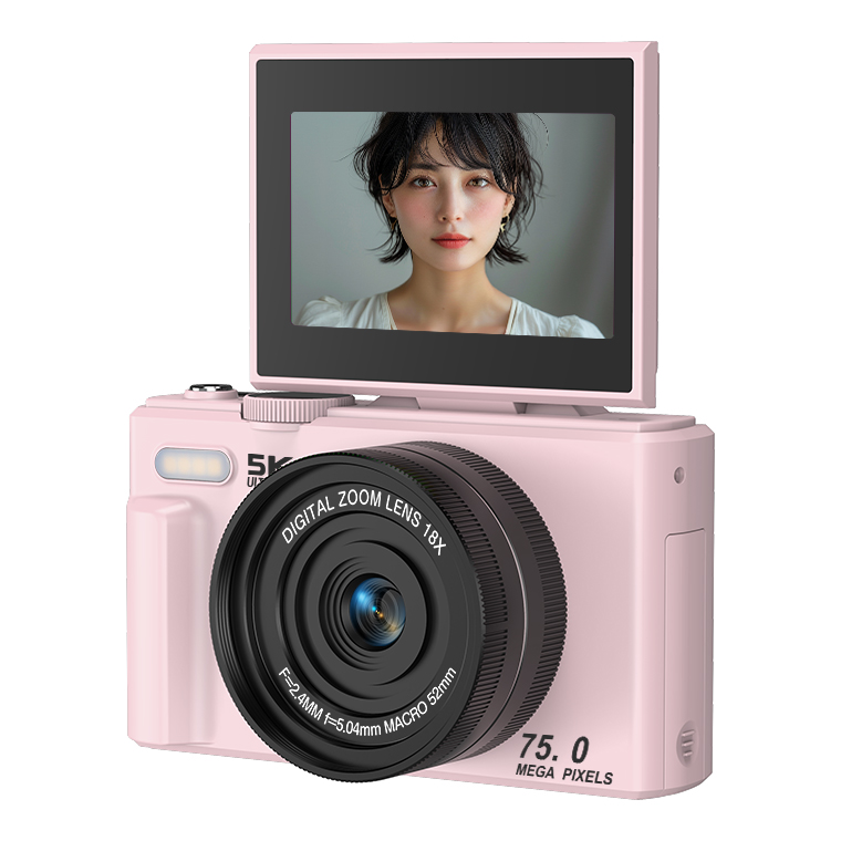 8%OFFクーポン デジタルカメラ 5K 7500万画素 18倍ズーム 180