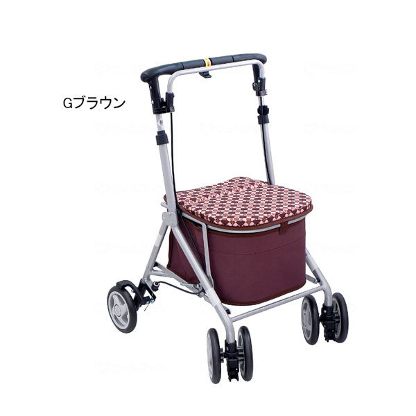 シルバーカー 折りたたみ式　島制作所　RWC 百貨店37000円 島製作所 カゴマート カゴ受け付き シルバーカー 折りたたみ