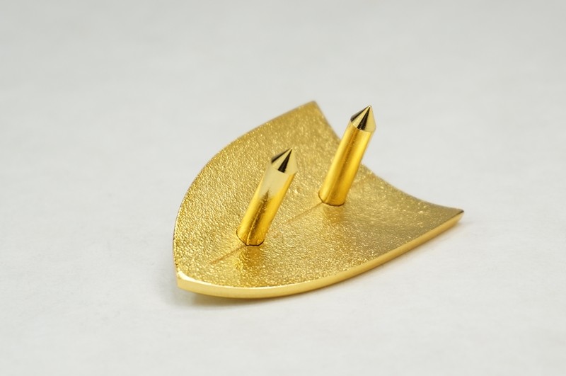 パーティを彩るご馳走や［社寺用品］笹金具 半笹 上磨 ５．０寸用［建築金物］ その他冠婚葬祭、宗教用品
