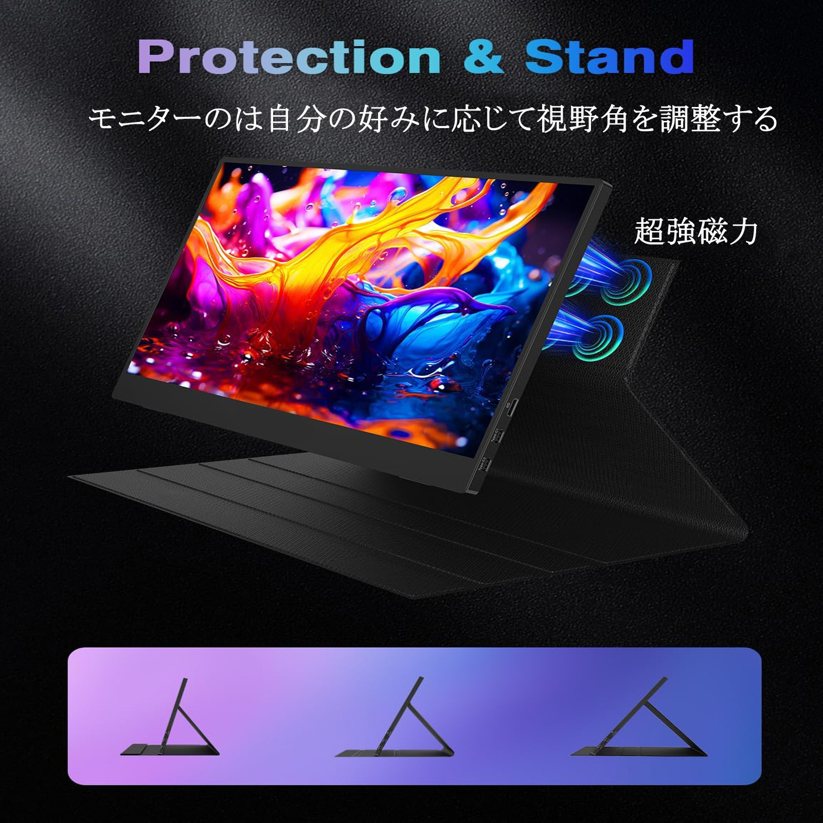 15.6インチ バイルモニター モバイルディスプレイゲームモニター
