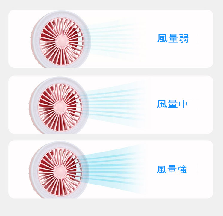 扇風機 LED充電式扇風機 ミニ強風 ハンディ...の詳細画像5