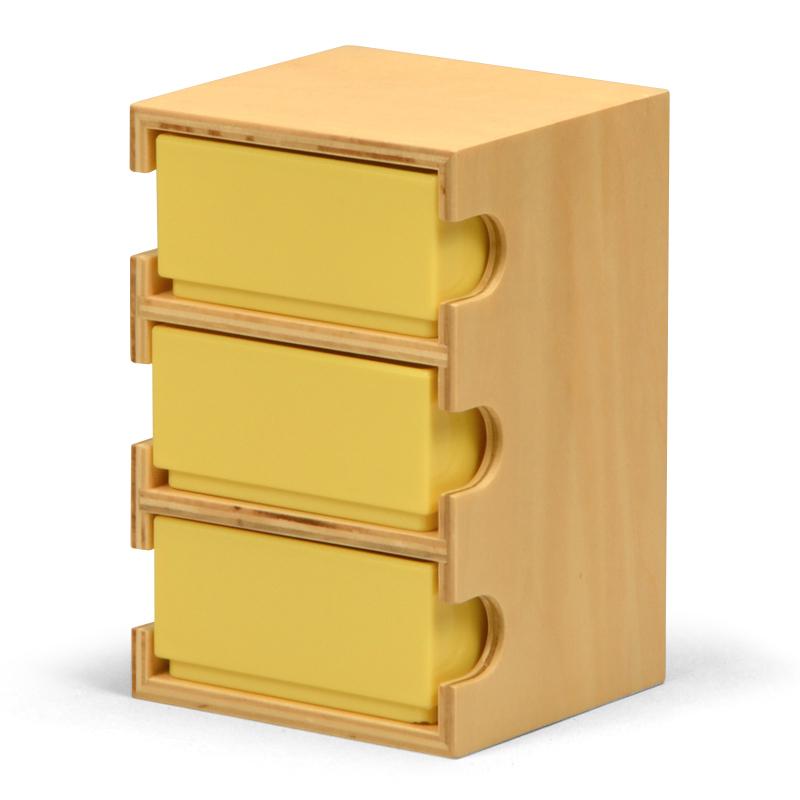 小物箱1-3段 小物ケース 収納 収納ケース 引出し 木製品 ボックス 収納箱 引出し収納 ビーズ 画鋲 文具 デスク 卓上 コンパクト アクセサリー 化粧品｜livewell｜02