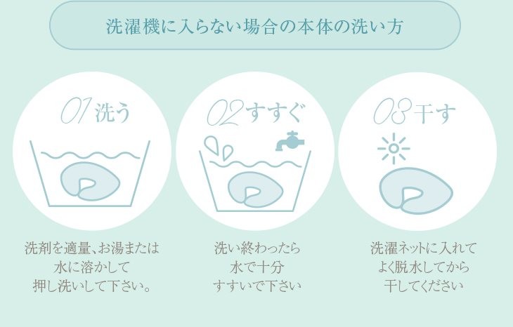 洗濯機に入らない場合の本体の洗い方