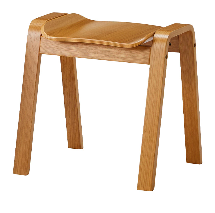 スツール スタッキングスツール 4脚セット チェア 木製 木目調 重ねられる コンパクト 背なしチェア 腰掛け 椅子 いす  :kd0023:リビングデイ - 通販 - Yahoo!ショッピング