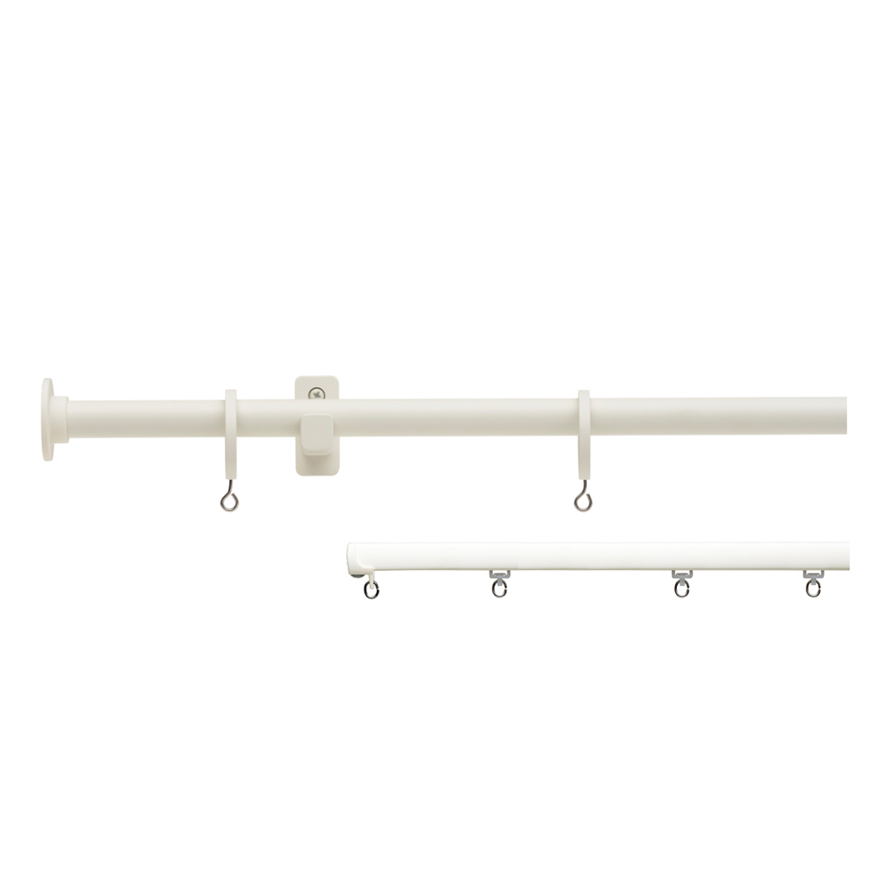 TOSO 【カットしてお届け】カーテンレール【モノ16 AキャップorB