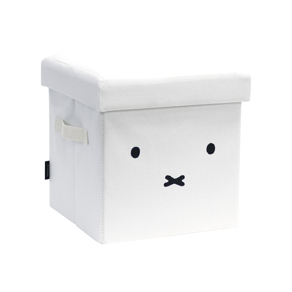 ミッフィー 収納できるスツール 収納 ケース ボックス ベンチ チェア ストレージ 折りたたみ コンパクト フタ付き 持ち手付き miffy