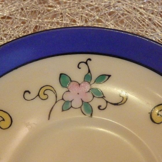 貴重な美品✨オールドノリタケ金盛上花籠装飾図紋マルキ印プレート大皿 livingts_890