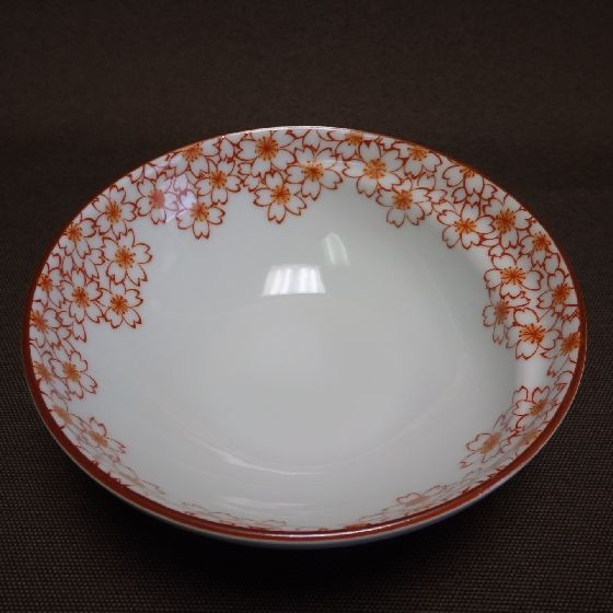 有田焼 賞美堂 其泉 鍋取鉢 とり皿 Cacomi/(かこみ) 花詰 (赤)(青) 得