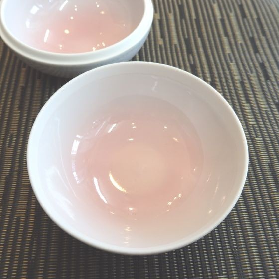 賞美堂 】有田焼 ボンボニエール オーロラピンク 蓋物 : リビングT&S