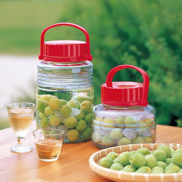 ADERIA 果実酒ビン 2L ガラス製 まめ丸くん （ 果実酒瓶 果実酒びん