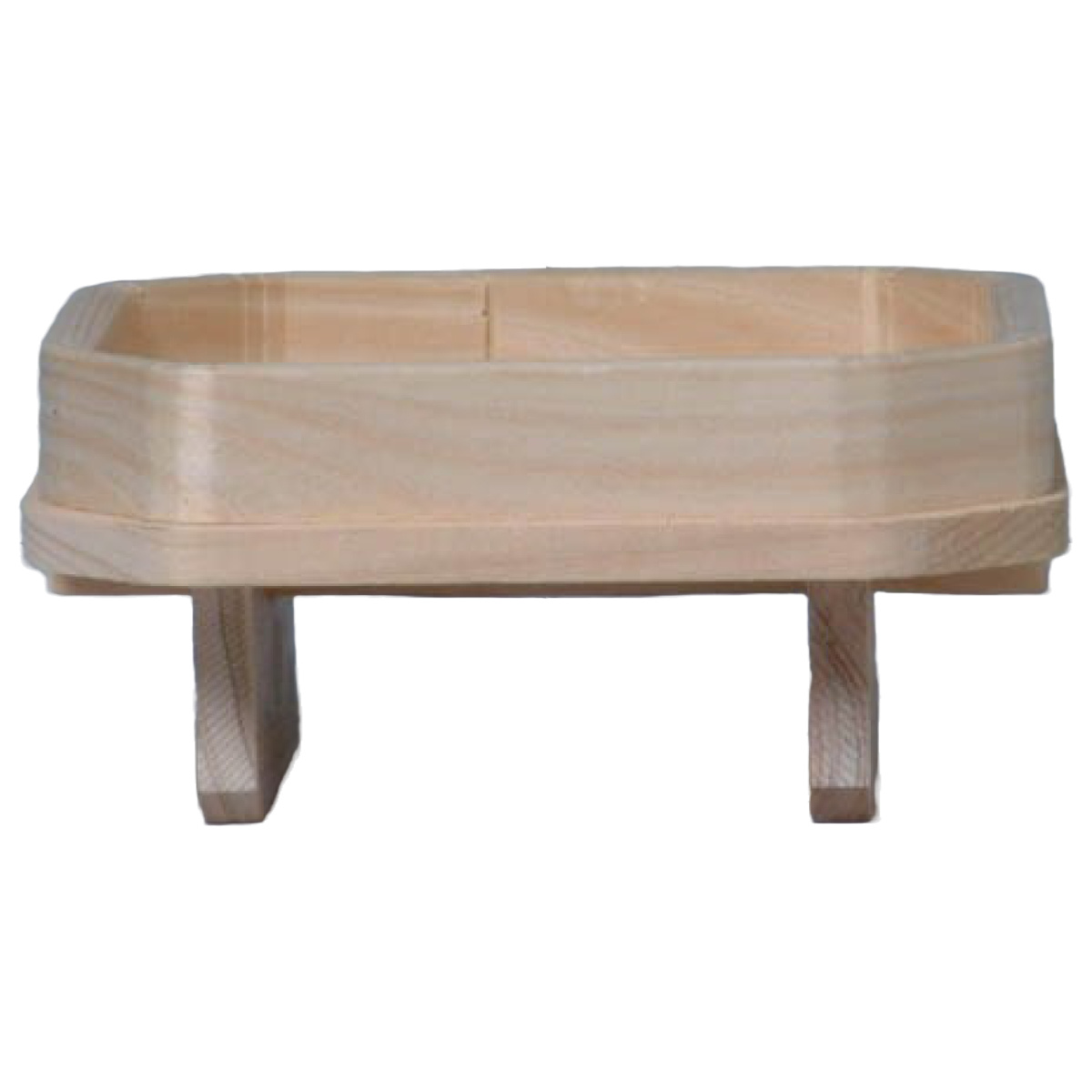 神具 三宝 6号 白木 足付 （ 三方 6寸 さんぽう 鏡餅台 お供え お供え