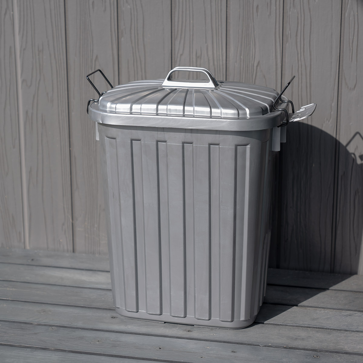 ゴミ箱 59L スーパーカン 角型 （ ごみ箱 59リットル 屋外用 大容量