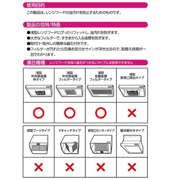 レンジフードカバー 浅型用レンジフードカバーで...の詳細画像5