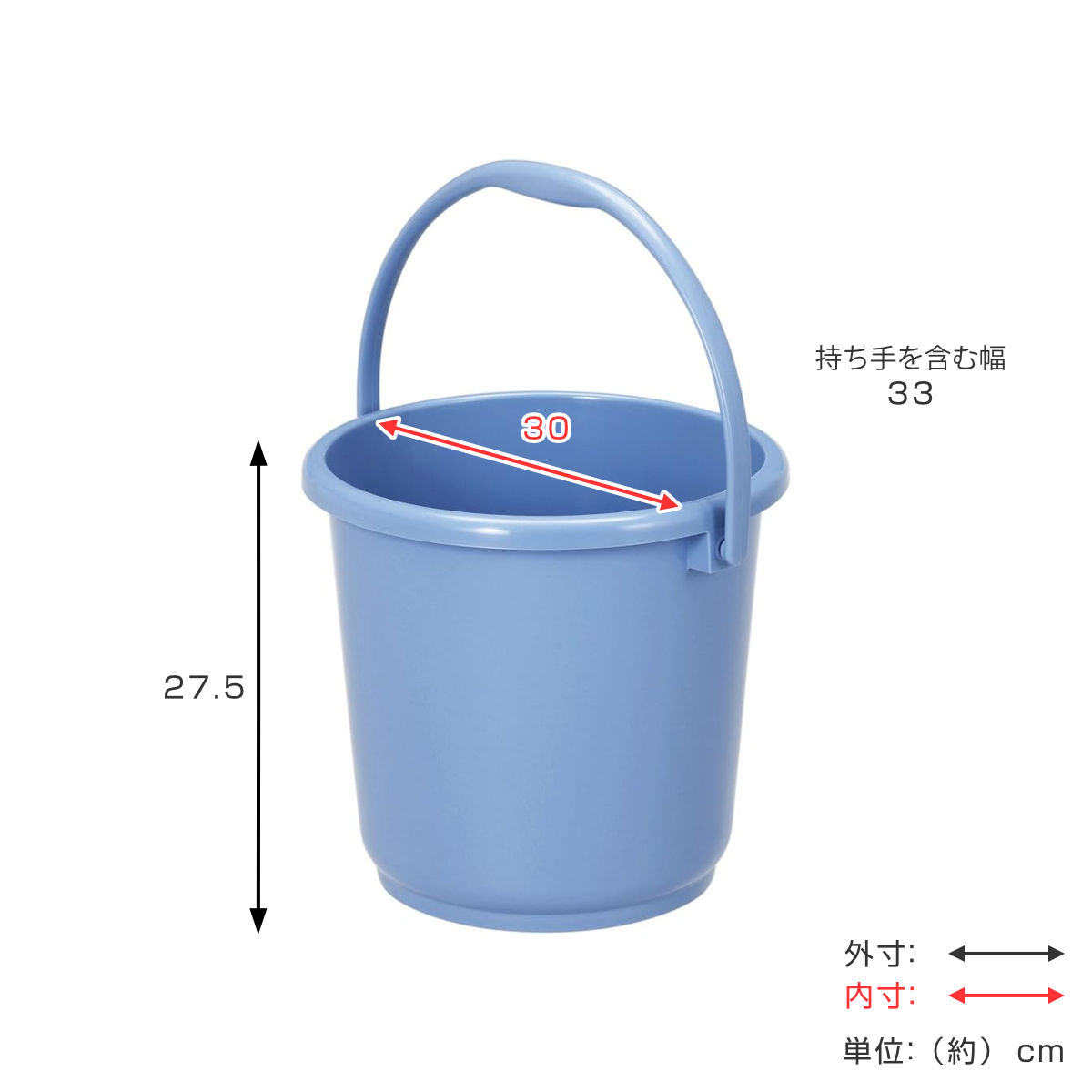 新輝合成 バケツ 13L ニューセレクトバケツ 本体 （ ばけつ 13リットル