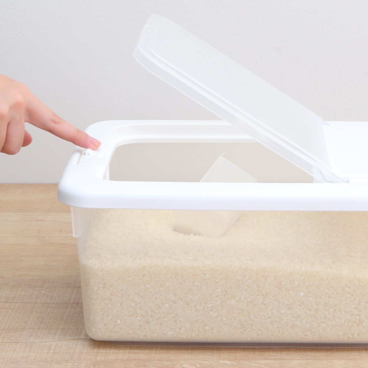 米びつ 5kg お米ケース 計量カップ付き (...の詳細画像4