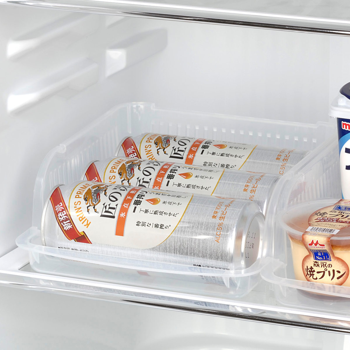 イノマタ化学 缶収納ストッカー 缶ラック 500ml用 ロング缶 （ 収納