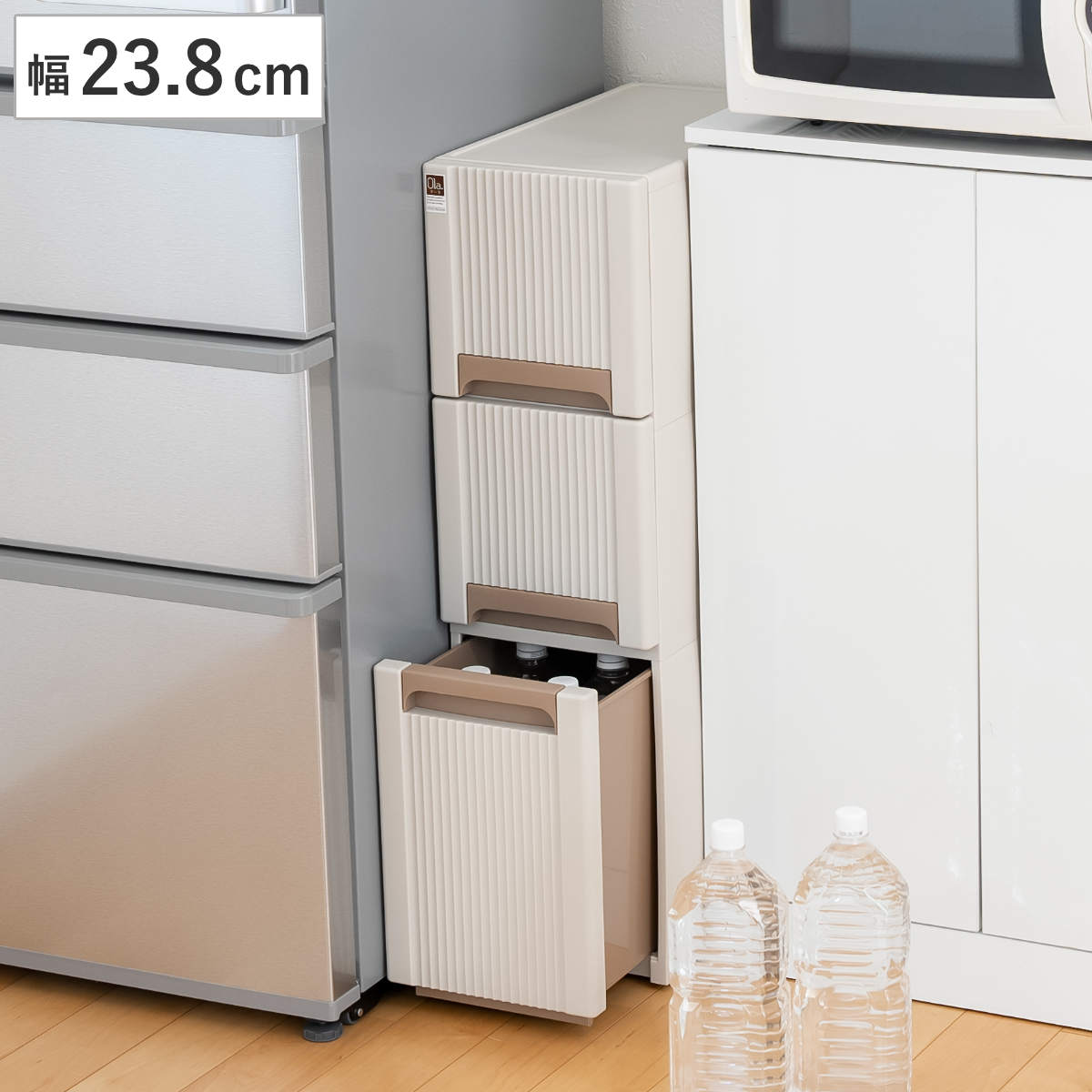 【在庫セール】サンコープラスチック 日本製 すき間収納3段 オーラスリム 幅23 Amazon｜サンコープラスチック 日本製 すき間収納3段 オーラスリム 幅