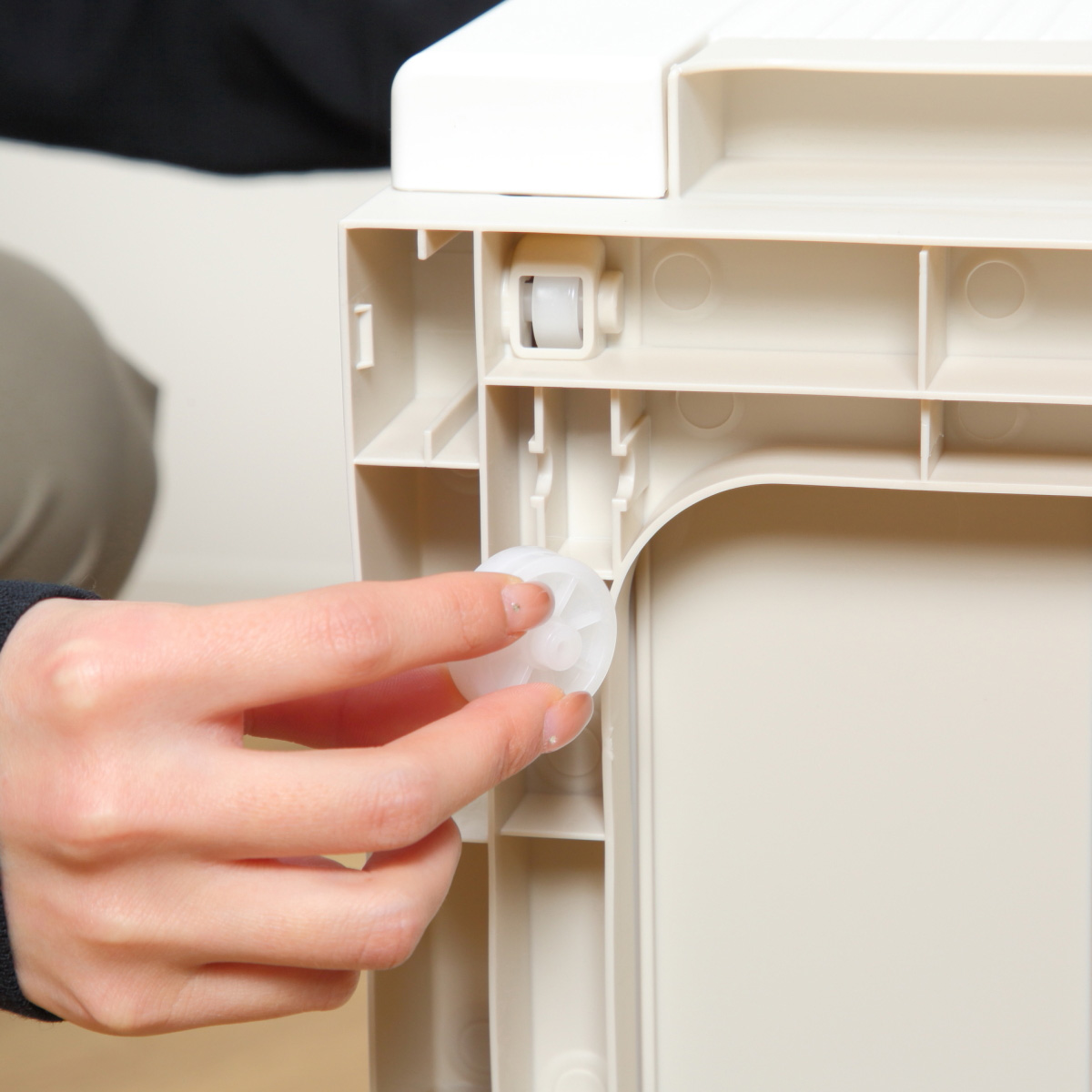 サンコープラスチック チェスト オーラ ワイド 深型 4段 収納 （ 幅65