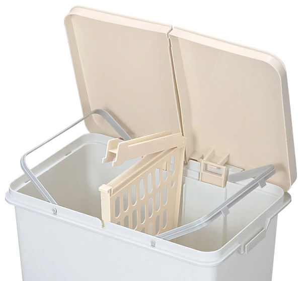 ゴミ箱 ふた付き ツインペダル 46L （ ごみ箱 ダストボックス 分別
