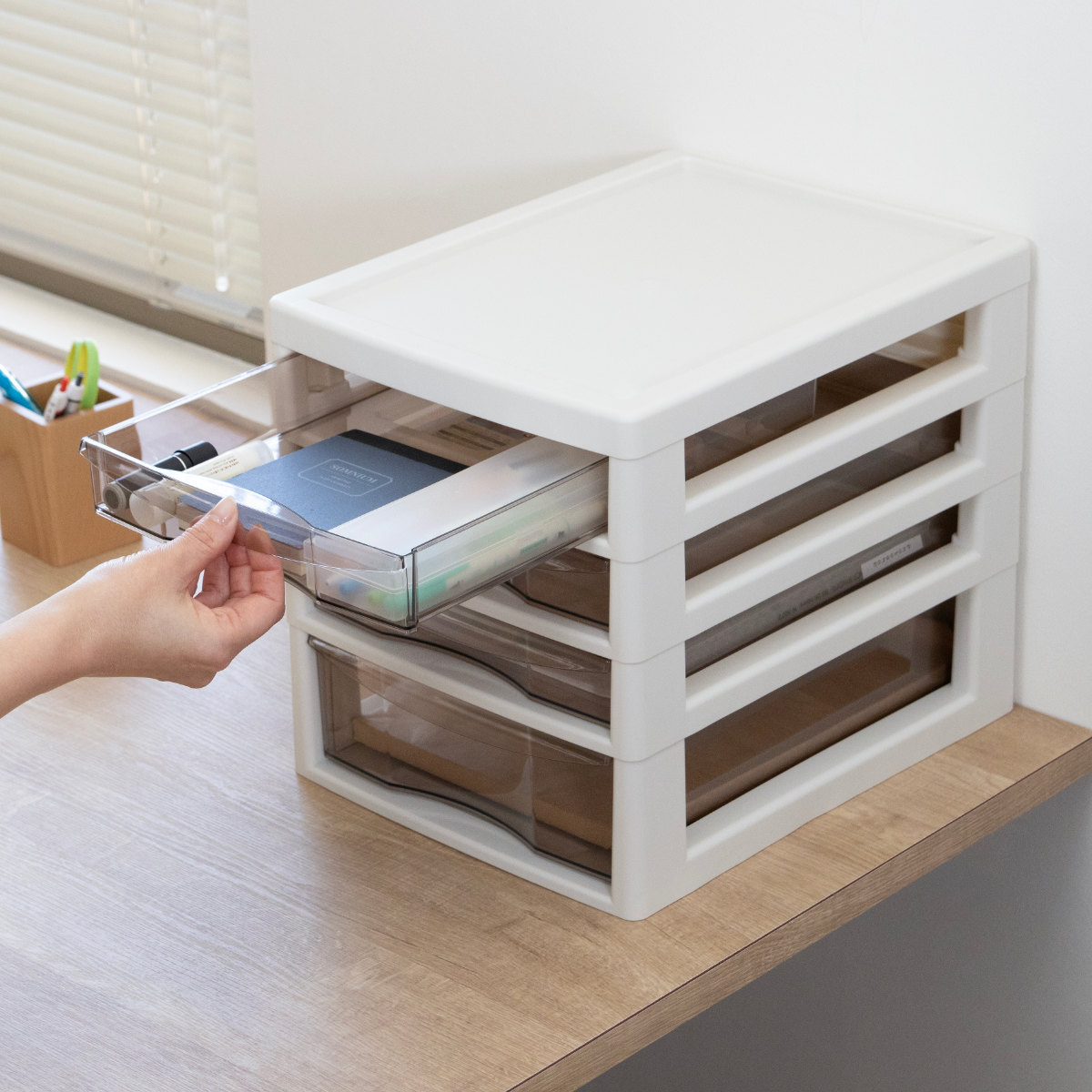 Sshs　レターケース　3個 JEJアステージ レターケース A4サイズ 浅3段・深1段 2個セット