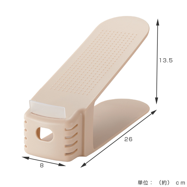 靴 収納 60個入り くつホルダー スリム （ 靴ホルダー 幅8cm スリムタイプ 靴収納 シューズ くつ ホルダー 省スペース 互い違い 靴箱 ）の画像