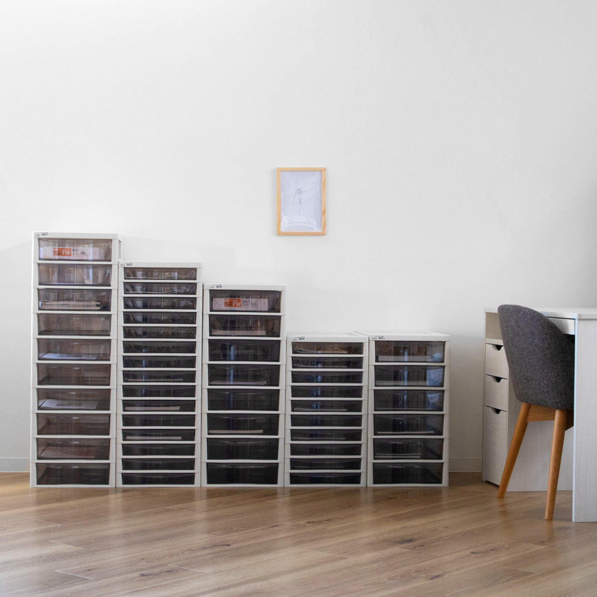 書類ケース フロアケース アプロス B4 浅型 15段 幅32.3×奥行40.6×高さ