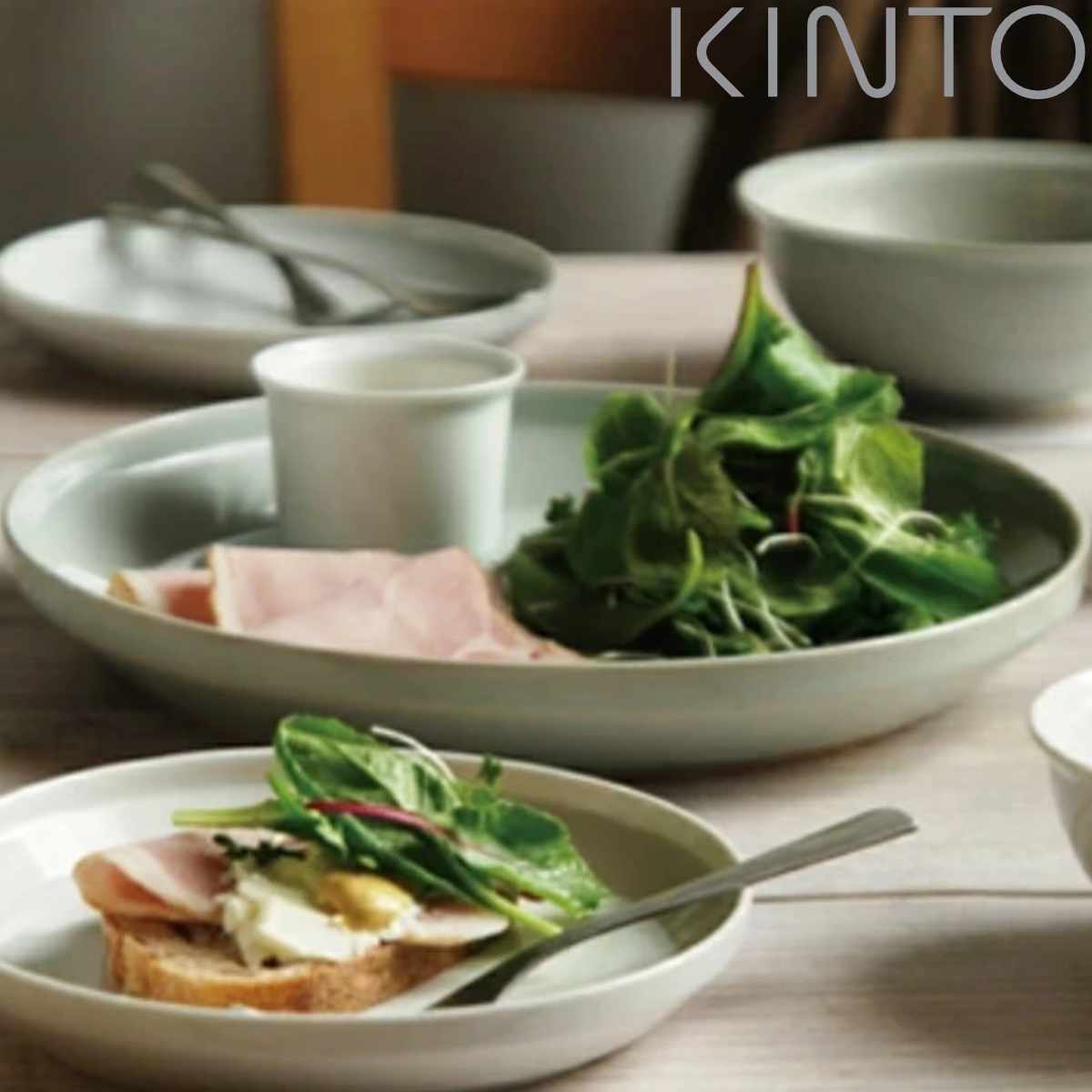 KINTO（キントー） RIM プレート 240mm （ 24cm 磁器 ホワイト お皿 和